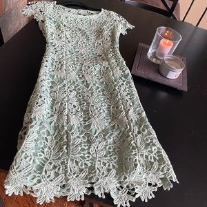 Lulus mint lace dress